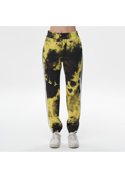 Ed 2411 Hip Hop Eşofman Altı Siyah-Sarı