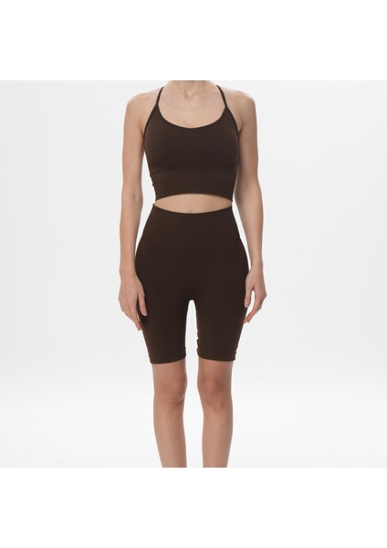 Ed 2419-01 Lima Ince Askılı Bralet Kahverengi