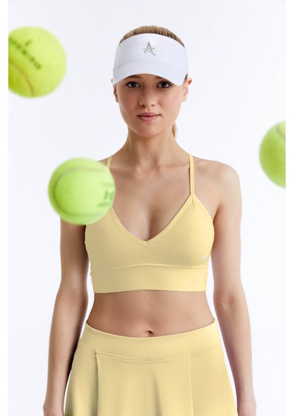 ED4486-12 Sporcu Sütyen Sarı
