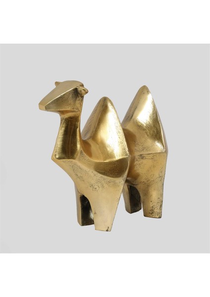 Metal Gold Camel 13*30*25 cm