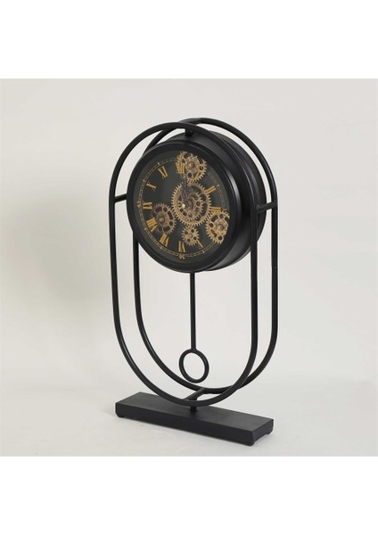 Metal Roma Masa Saati 51*27*8 cm