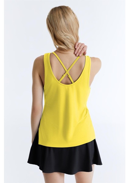 ED7741-03 Camilia Dry-Touch Askılı Kadın Tenis Atleti Sarı fırsatları