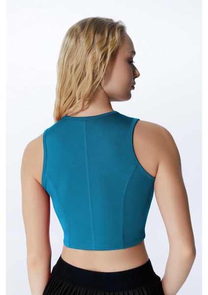 Ed 2343-07 Barty Dry-Touch Crop Kolsuz Kadın Üstü Petrol Mavi indirimleri