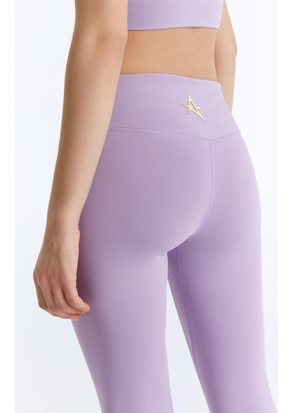 ED7783-02 Hola Long Legging Yüksek Belli Tam Boy Kadın Taytı Lila fırsatları