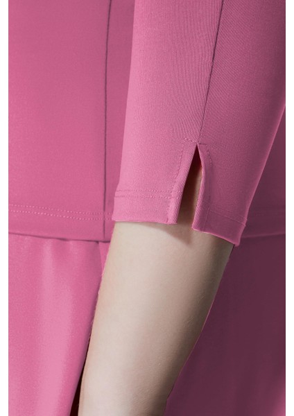 ED7755-11 Elena Dry-Touch V-Yaka Uzun Kollu Kadın Tenis , Koşu Üstü Gül Kurusu indirimleri