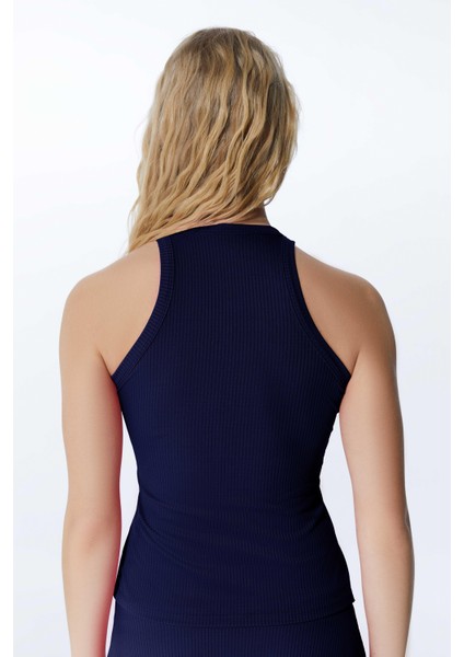 ED7744-10 Sabalenka Yüzücü Yaka Sporcu Üst Lacivert fiyatları