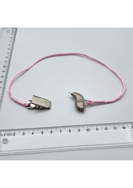 Tek Halkalı Pembe Küçük Boy Ipli Tutaç, Kulaklık Tutamacı, Işitme Cihazı Ipli Tutacağı, Yesmed - modelleri