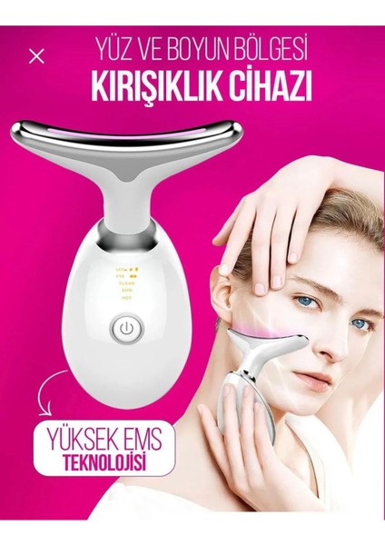 Profesyonel Ems-Tek. Kırışıklık Gıdı Giderici Masaj Aleti Yüz Boyun Karşıtı Masaj Cihazı fırsatları