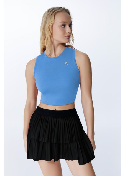 Ed 2343-08 Barty Dry-Touch Crop Kolsuz Kadın Üstü Mavi fiyatları