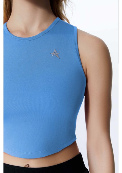 Ed 2343-08 Barty Dry-Touch Crop Kolsuz Kadın Üstü Mavi fırsatları