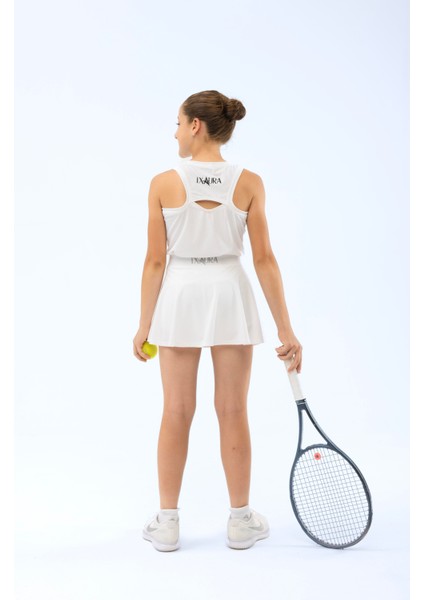 Ed 2313-04 Helen-Beyaz-Dry -Çocuk Kolsuz Spor Üst Top fiyatları