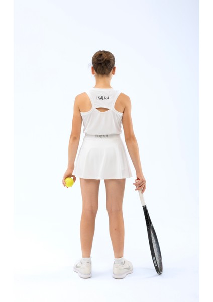 Ed 2313-04 Helen-Beyaz-Dry -Çocuk Kolsuz Spor Üst Top indirimleri