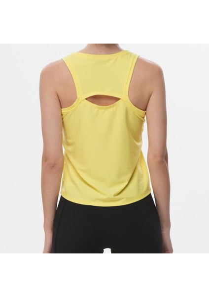 Ed 2313-10 Helen Dry-Touch Sporcu Kadın Üst Sarı , Tenis , Koşu , Pilates , Yoga , Fitness modelleri
