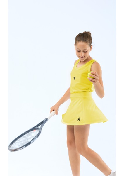 Ed 2313-13 Helen Dry-Touch Çocuk Kolsuz Spor Üst Sarı