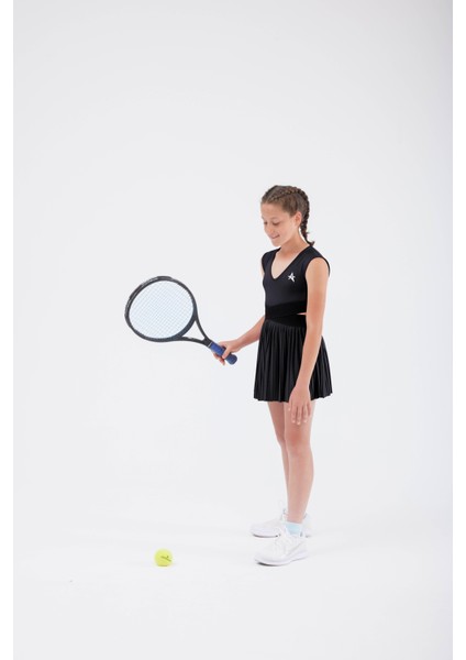 Ed 2365-10 Adriana Spor Elbise Çocuk - Siyah (Tenis, Golf, Pickleball, Dans) fiyatları