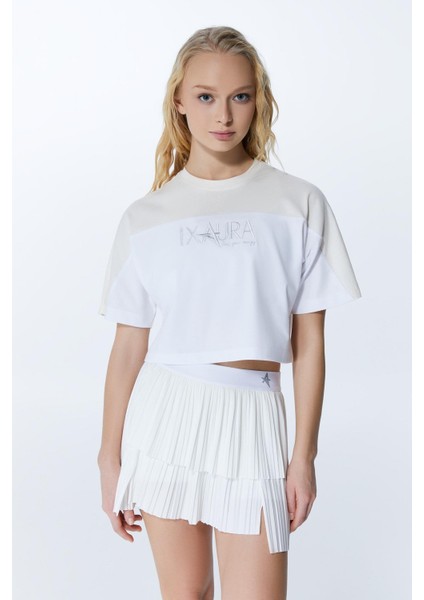 Ed 2339-01 Afrodisias Crop Tişört Ekru fiyatları