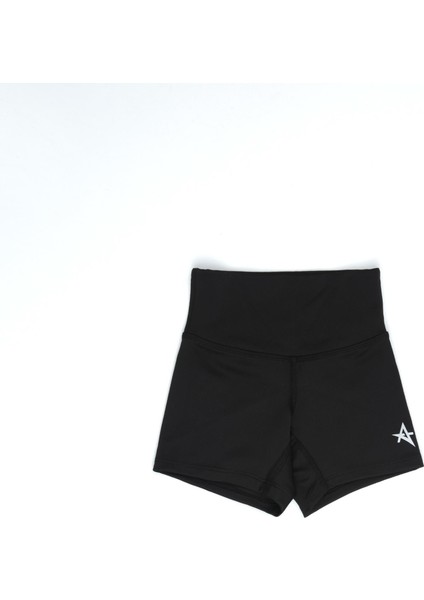 Ed 2308-19 Çağla Dry-Touch Yüksek Bel Kısa Kız Çocuk Tayt Siyah