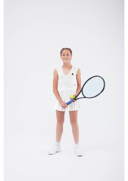 Ed 2365-06 Adriana Dry-Touch Kız Çocuk Tenis Elbisesi Beyaz ( Tenis , Dans )