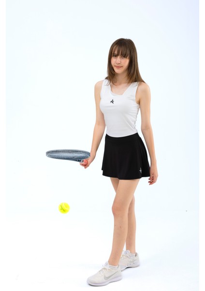 Ed 7747-11 Serena Dry-Touch Kız Çocuk Tenis Eteği Siyah ( Tenis , Dans )