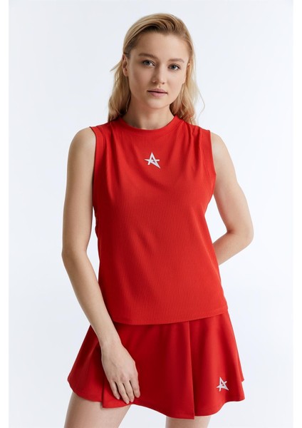 ED7753-04 Easy Dry-Touch Kolsuz Kadın Tenis Atleti , Kırmızı fiyatları