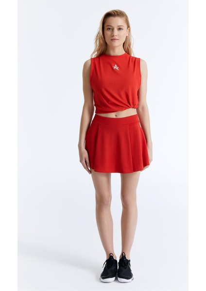 ED7753-04 Easy Dry-Touch Kolsuz Kadın Tenis Atleti , Kırmızı indirimleri