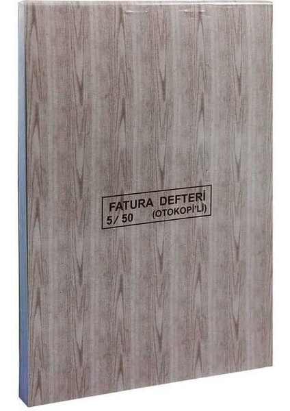 Fatura Defteri 5-50 Otokopili