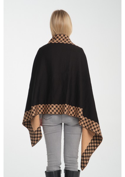 Halkalı Desenli Omuz Şalı, Çift Yönlü Kulanıma Uygun Şık Rahat Omuz Şalı, Triko Omuz Şalı, Omuz Şalı fırsatları
