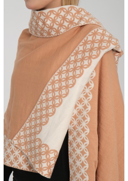 Halkalı Desenli Omuz Şalı, Çift Yönlü Kulanıma Uygun Şık Rahat Omuz Şalı, Triko Omuz Şalı, Omuz Şalı fırsatları