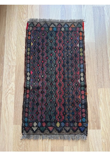 50 x 93 cm Etkileyici El Dokuma Renkli Yıkanabilir Küçük Alanlar Için Kilim