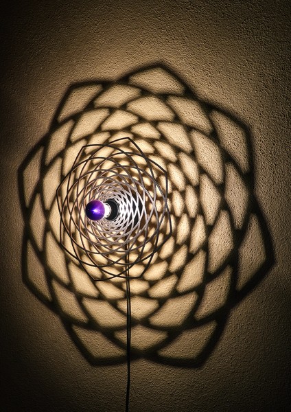 "solar Mandala" 2m Anahtarlı Dekoratif Desenli Gölge Aplik
