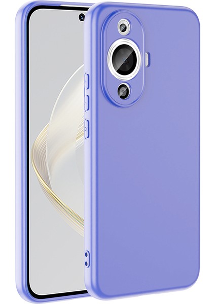 Huawei Nova 12S Uyumlu Kılıf Mara Lansman Kapak-Lila