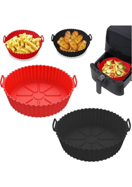 2'li Silikon Airfryer Pişirme Kalıbı