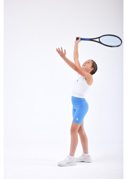 Ed 2334-03 Bıker Sporcu Tayt Dry-Touch Çocuk Tayt Mavi fırsatları