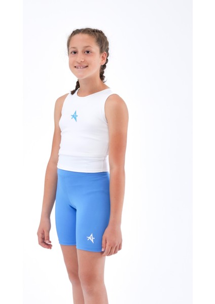 Ed 2334-03 Bıker Sporcu Tayt Dry-Touch Çocuk Tayt Mavi indirimleri