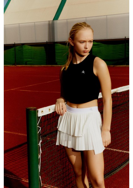 Ed 2343-02 Barty Dry-Touch Crop Kolsuz Kadın Üstü Siyah fırsatları