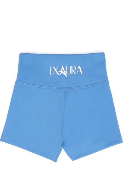 Ed 2308-17 Çağla Dry-Touch Yüksek Bel Kısa Kız Çocuk Tayt Mavi fiyatları