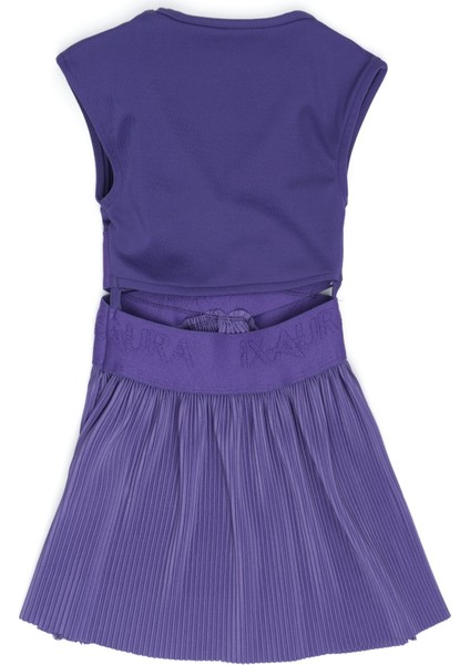 Ed 2365-06 Adriana Spor Elbise Çocuk - Mor (Tenis, Golf, Pickleball, Dans) indirimleri