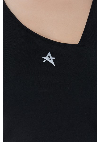 Ed 2326-02 Rihanna Dry-Touch Asimetrik Detaylı Kadın Üstü Siyah fırsatları