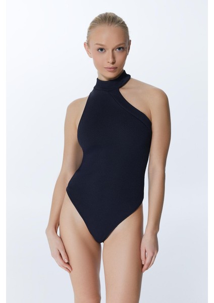 Ed 2336-01 Ash Tek Omuz Çıtçıtlı Sporcu Body Siyah