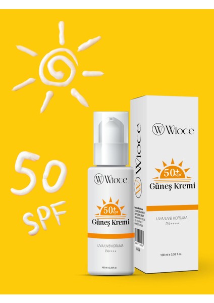 50+ Spf Güneş Kremi 100 ml modelleri