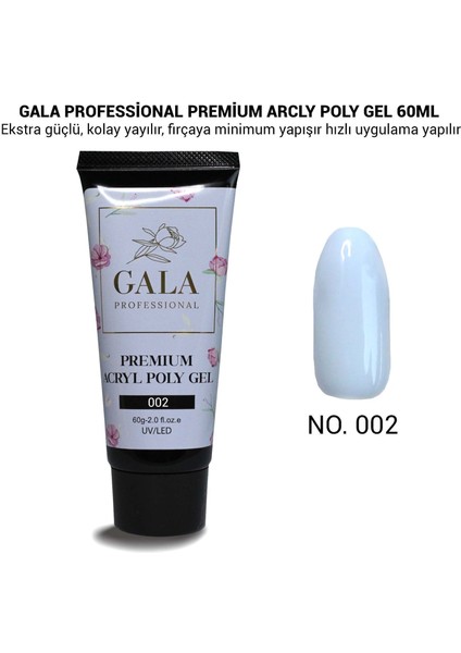 Premium Akrilik Poly Jel 60ml No.02