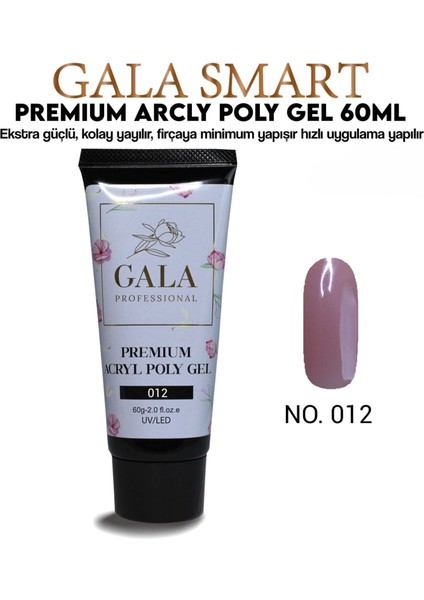 Premium Akrilik Poly Jel 60ml No.12