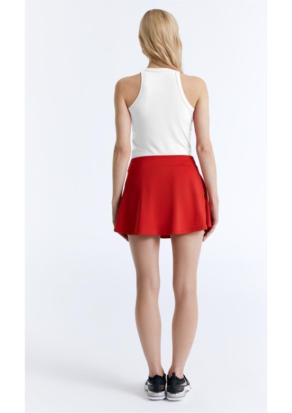 ED7744-01 Sabalenka Dry-Touch Yüzücü Yaka Kadın Tenis , Koşu Atleti Beyaz modelleri