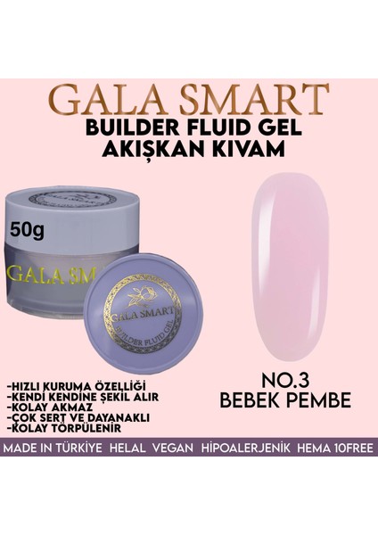Builder Fluid Akışkan Kıvam Jel 50gr No.03