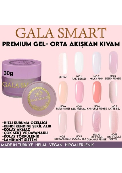 Premium Orta Akışkan Kıvam Jel 30gr No.04