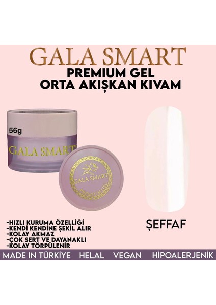 Premium Orta Akışkan Kıvam Jel 56gr Şeffaf (Clear)