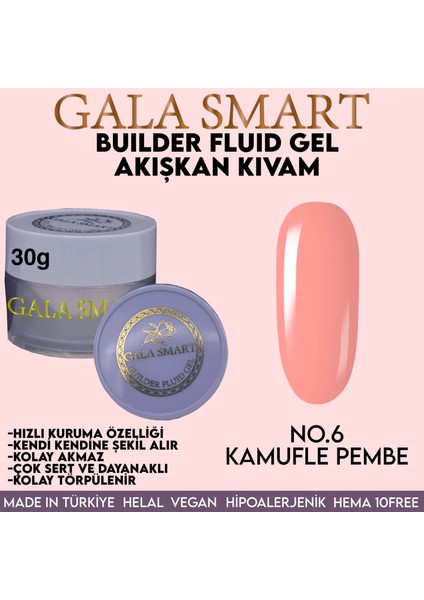 Builder Fluid Akışkan Kıvam Jel 30gr No.06