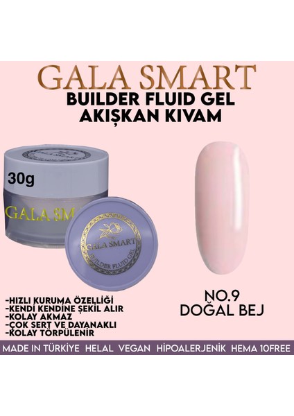 Builder Fluid Akışkan Kıvam Jel 30gr No.09