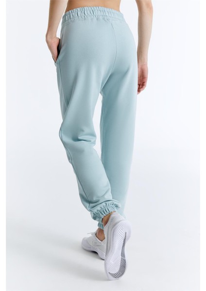 ED7737-06 Coach Normal Belli Kadın Jogger'ı Su Mavisi