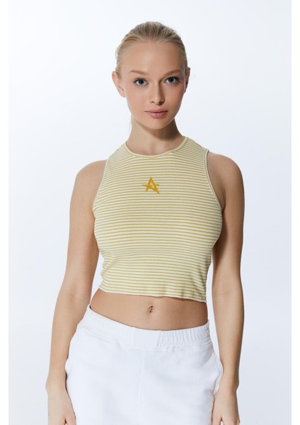 Ed 2331 Tania Kolsuz Tişört Sarı